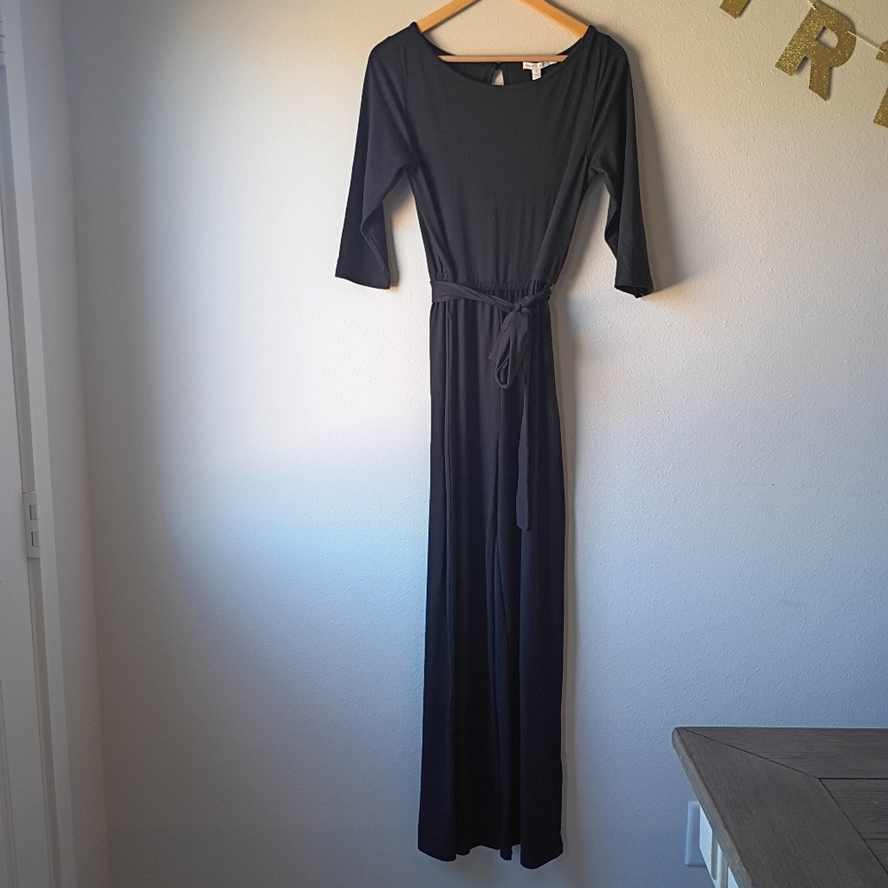 Threads 4 Thought Black Jumpsuit with Tie Waist